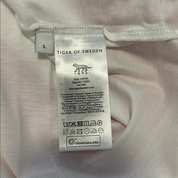 Tiger of Sweden White Polo Shirt - Picture 5 of 6